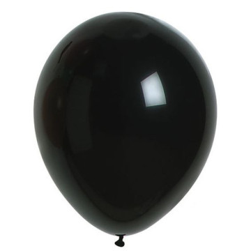 Lot de 100 ballons  en latex opaque  noir