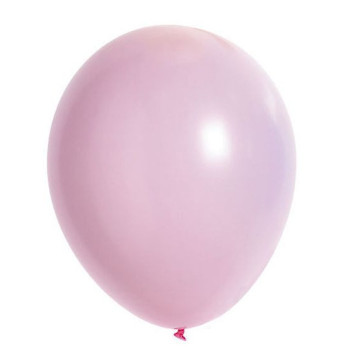 Lot de 100 ballons  en latex opaque  rose