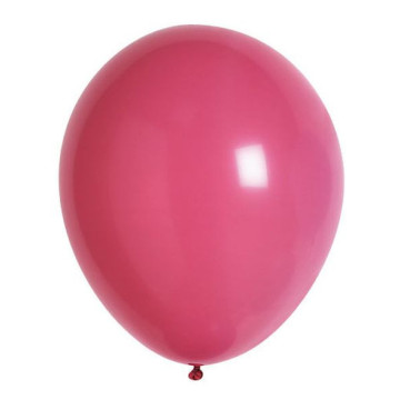 Lot de 100 ballons en latex opaque rose bonbon