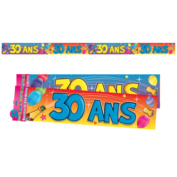 Bannière Anniversaire 30 ans