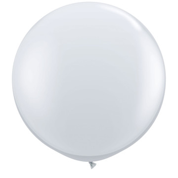 Ballon de baudruche géant en latex  opaque blanc
