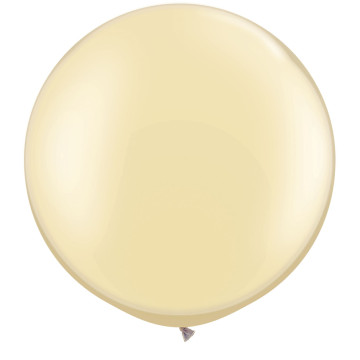 Ballon de baudruche géant en latex  opaque ivoire crème