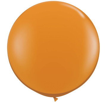 Ballon de baudruche géant en latex  opaque orange