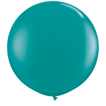 Ballon de baudruche géant en latex  opaque turquoise