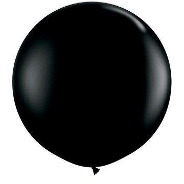 Ballon de baudruche géant en latex  opaque noir