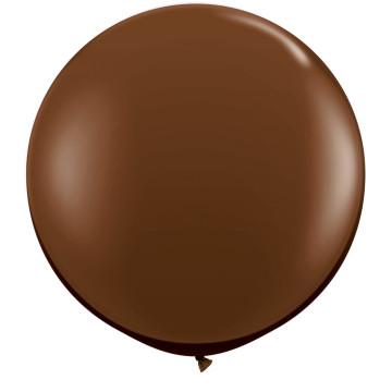 Ballon de baudruche géant en latex opaque chocolat
