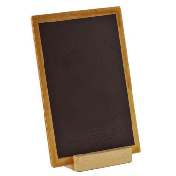 Grande ardoise en bois or