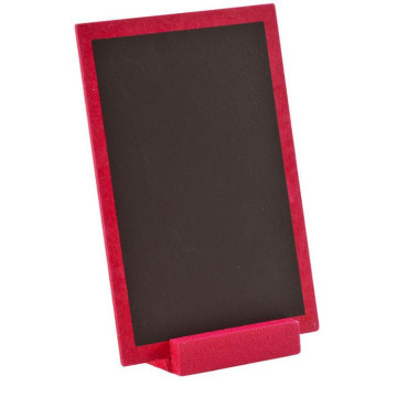 Grande ardoise en bois fuschia