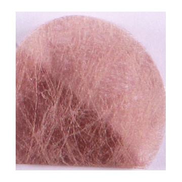 Lot de 10 ronds de tulle ver à soie taupe