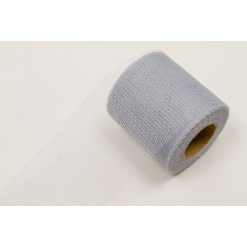 Rouleau de Tulle souple gris 8 cm x 40 m