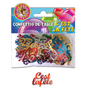 Confettis de table C'est la fête