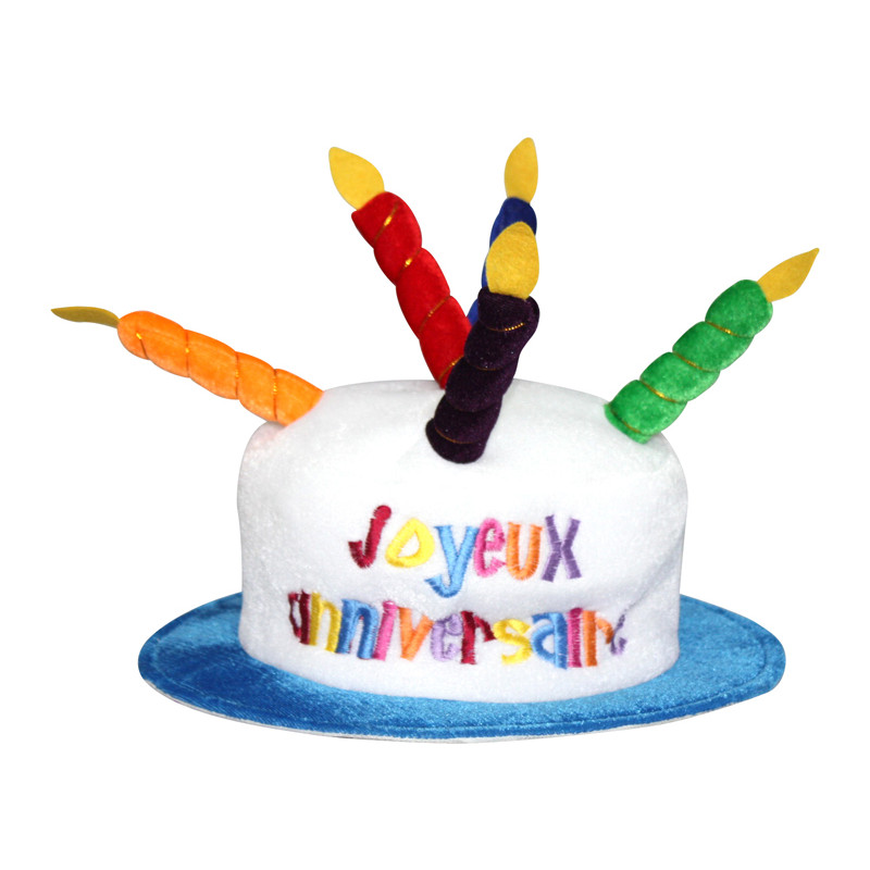6 Chapeaux de fête Joyeux Anniversaire Fun - MyPartyKidz