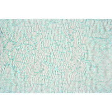 Chemin de table Tisséo turquoise 30 cm x 5 m