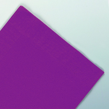 Serviettes framboise en papier ouate 2 plis 25x25 cm AVA