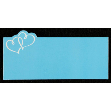 Sachet de 12 marque-places cœur ciel