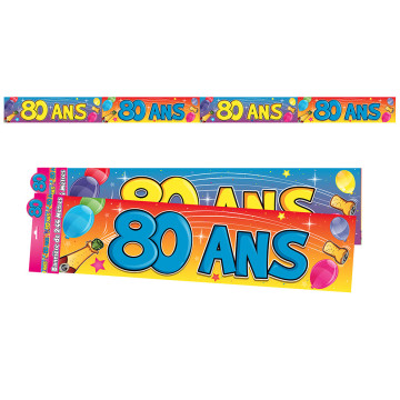 Bannière Anniversaire 80 ans