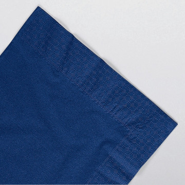 Serviettes papier ouate bleu royal 2 plis AVA 40 x 40 cm