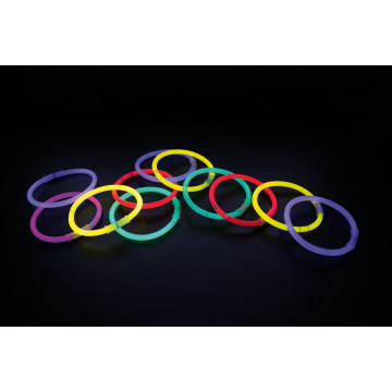 Lot de 50 bracelets mix-couleurs  21 cm x 0,5 cm