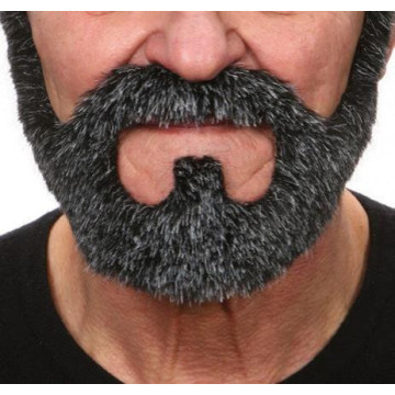 Barbe poivre et sel