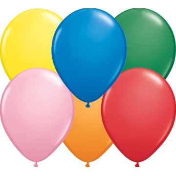 Lot de 100 mini ballons multicolores