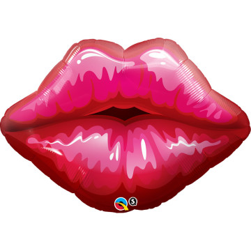 Ballon grandes lèvres rouges