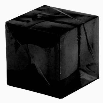 Lot de 12 cubes noirs transparents