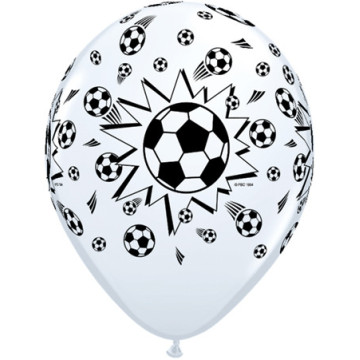 Lot de 6 ballons Foot en latex