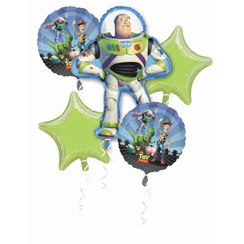 Bouquet de ballons Toy story anniversaire