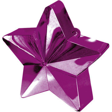 Contrepoids Etoile Rose magenta