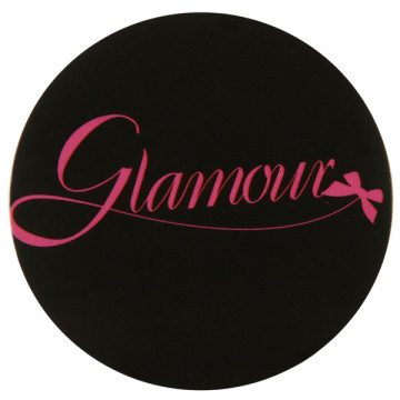 Sachet 50 confettis Glamour noir/fuschia