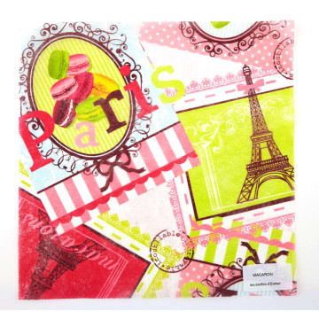 Chemin de table macaron parisien