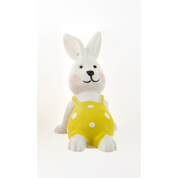 Lot de 4 lapins dodus jaunes