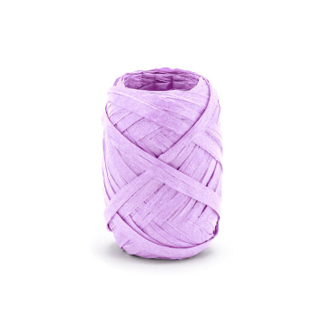 Pelote de raphia lilas 10 m