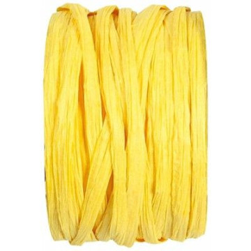 Pelote de raphia jaune d'or 20 m