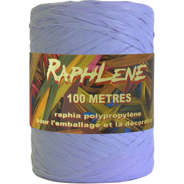 Pelote de raphia pervenche 100 m
