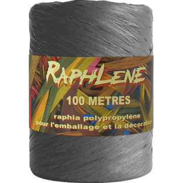 Pelote de raphia gris 20 m