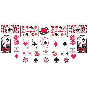 Lot de 30 cut-out Place your bets