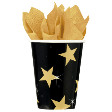 Lot de 8 gobelets jetables Hollywood
