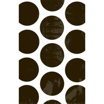 Lot de 10 sachets transparent à pois noirs