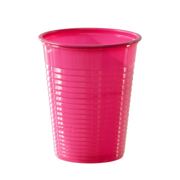 Lot de 50 gobelets jetables en plastique fuschia 20 cl
