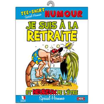 T-shirt humoristique Retraite Homme
