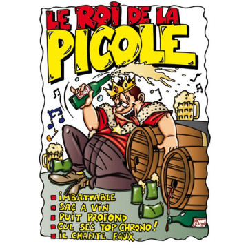 T-shirt humoristique Roi de la picole