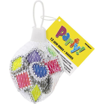 Lot de 12 bagues réglables