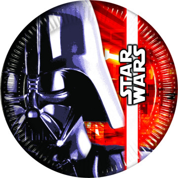 Lot de 8 assiettes Star Wars D 23 cm