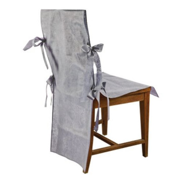 Lot de 10 housses de chaise gris foncé