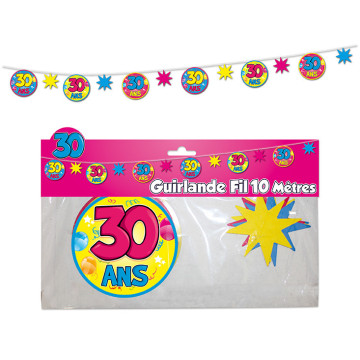 Guirlande Fil  30 ans