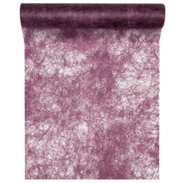 Chemin de table prune 30 cm x 10 m