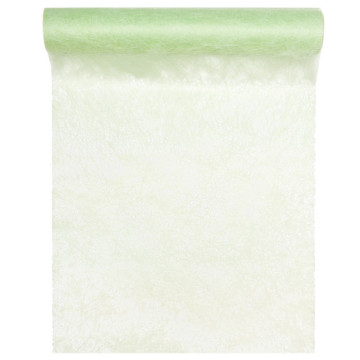 Chemin de table vert clair 30 cm x 10 m