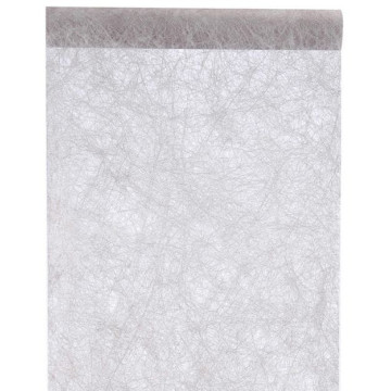 Chemin de table gris foncé 30 cm x 10 m