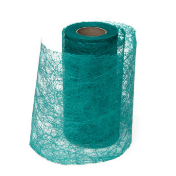 Rouleau de ruban dĂ©co bleu caraibes 10 cm x 10 m